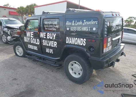 2003 Hummer H2 from USA, damaged, VIN 5GRGN23U33H107154